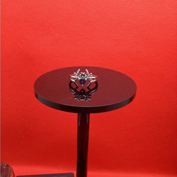Silver Spider Ring Size 9 - Picture 3 of 5